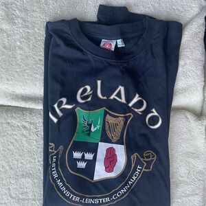 1990s Ireland navy blue t-shirt brand new